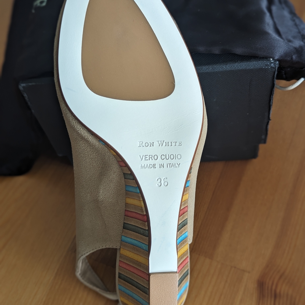 Colorful Wedge Sandals - Picture 7 of 9